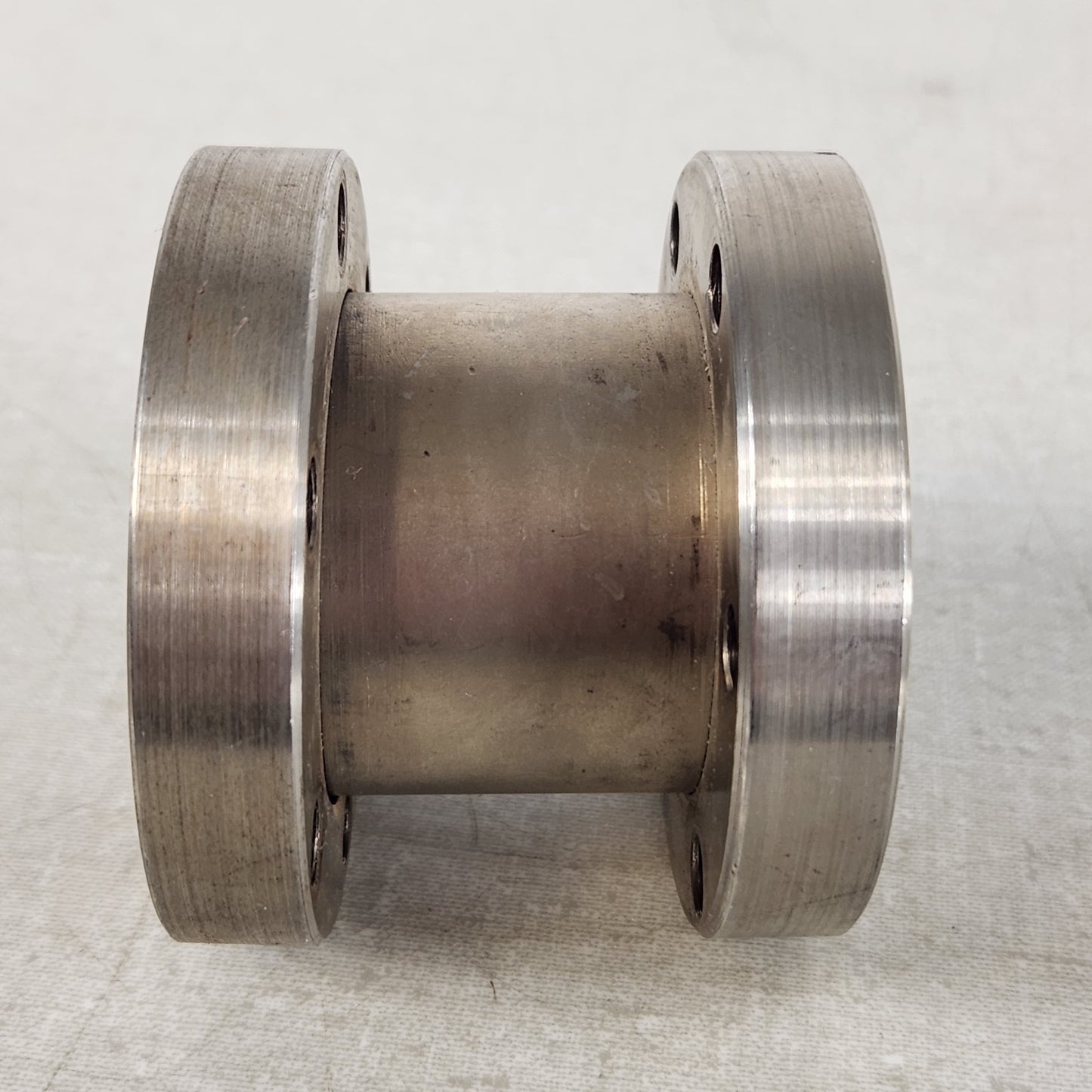 DN35CF 2.75" ConFlat UHV Straight Nipple 2-3/8" OAL 1 Rotatable 1 Fixed Vacuum