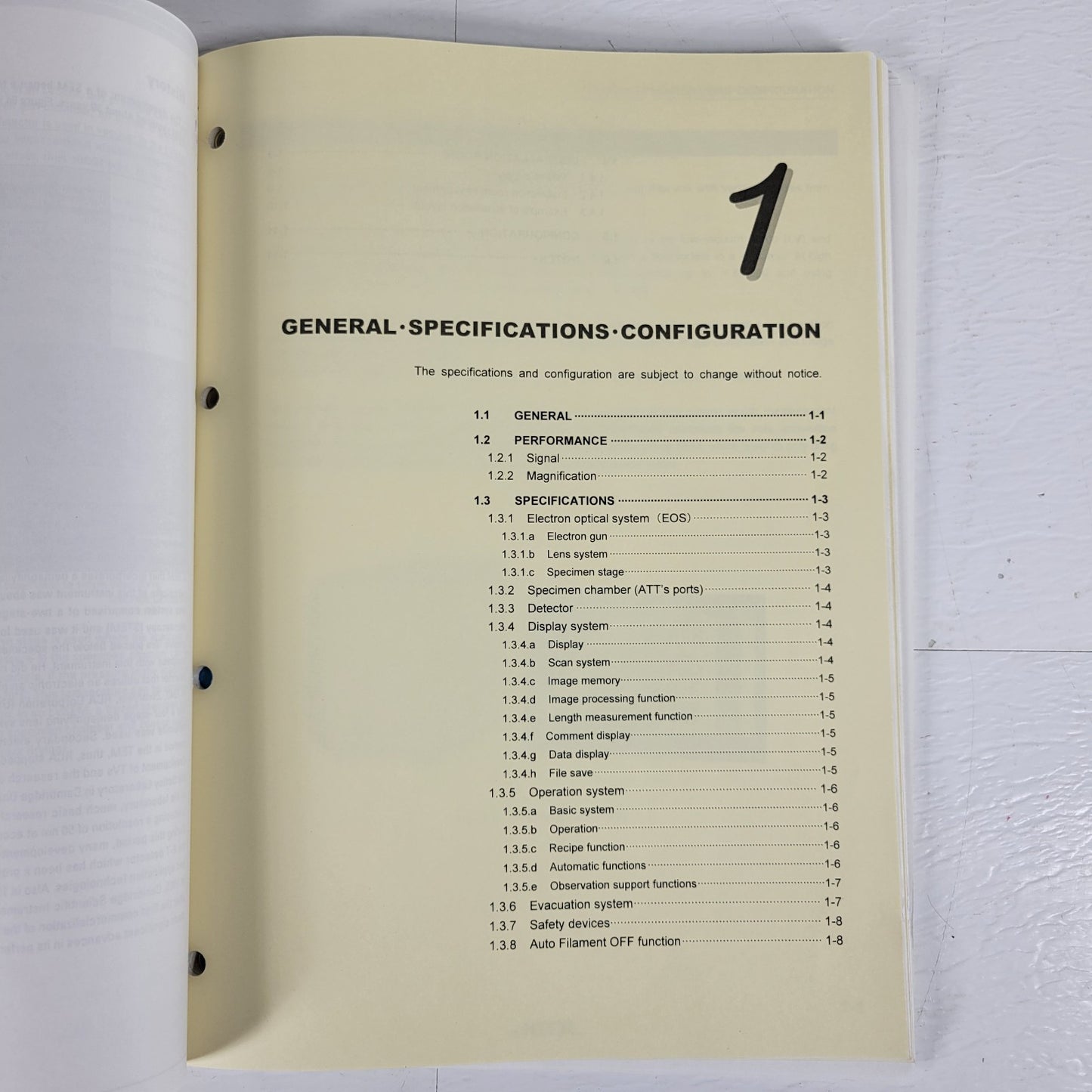 JEOL JCM-6000 Benchtop SEM Scanning Electron Microscope Manual