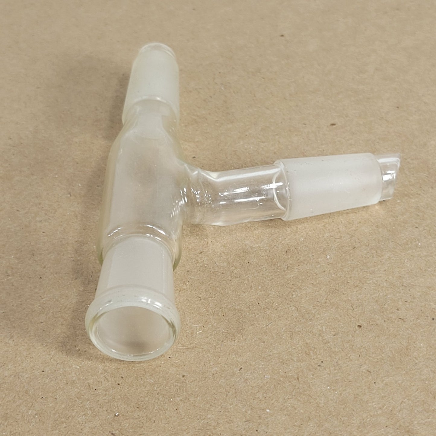 Set Of 2 Pyrex/Unbranded 9000 75° Angle 3-Way Connector 14/20 CN/SN Joints