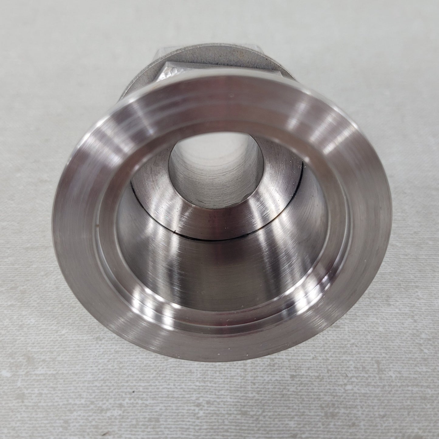 KF40 NW40 QF40 to 3/4"-14 Straight Male Thread Stainless Vacuum Adapter