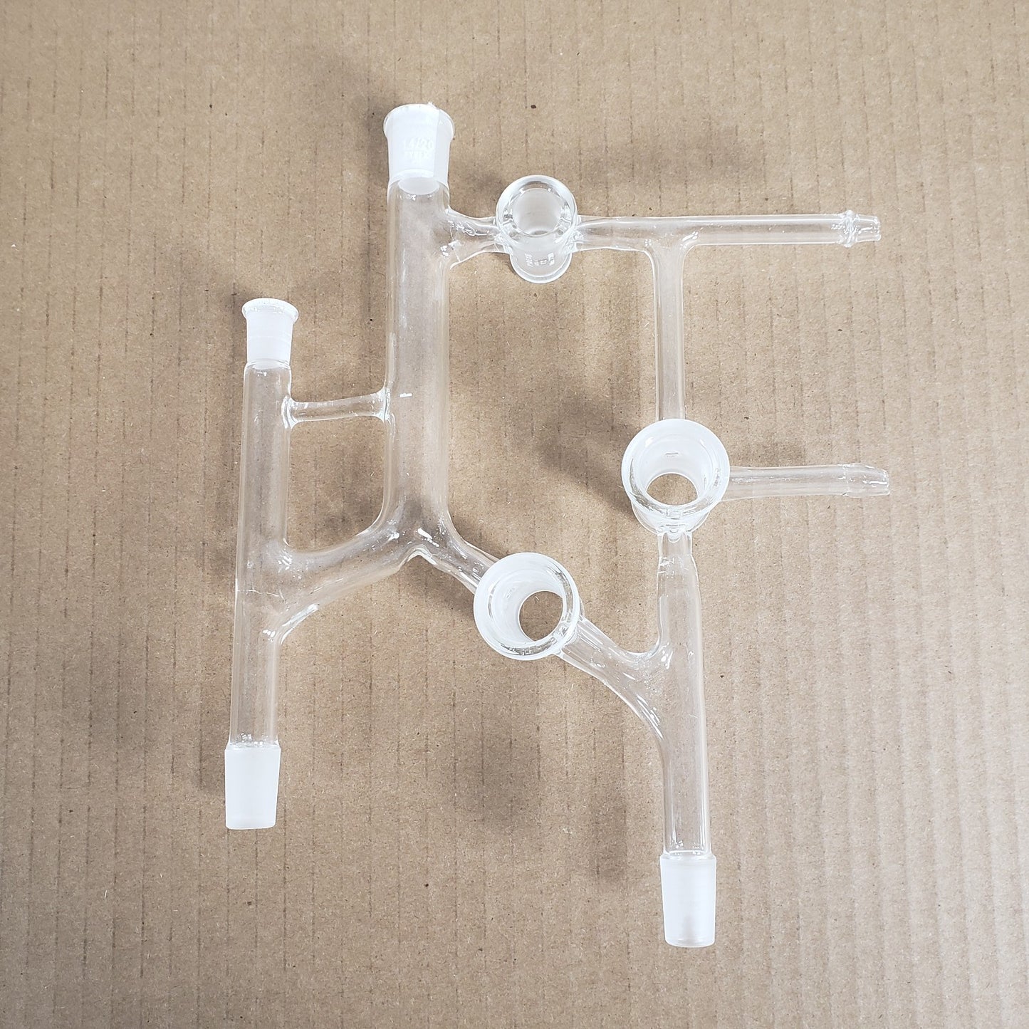 Kontes Style Variable Reflux Vacuum Distillation Head Cold Finger Stopcocks