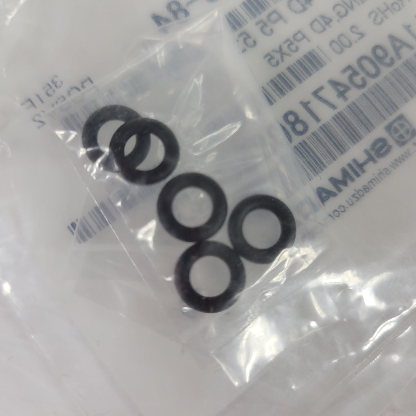 Lot of 10 Shimadzu 036-11203-84 O-Rings For QP5K & QP-2010 Sample Injector Units