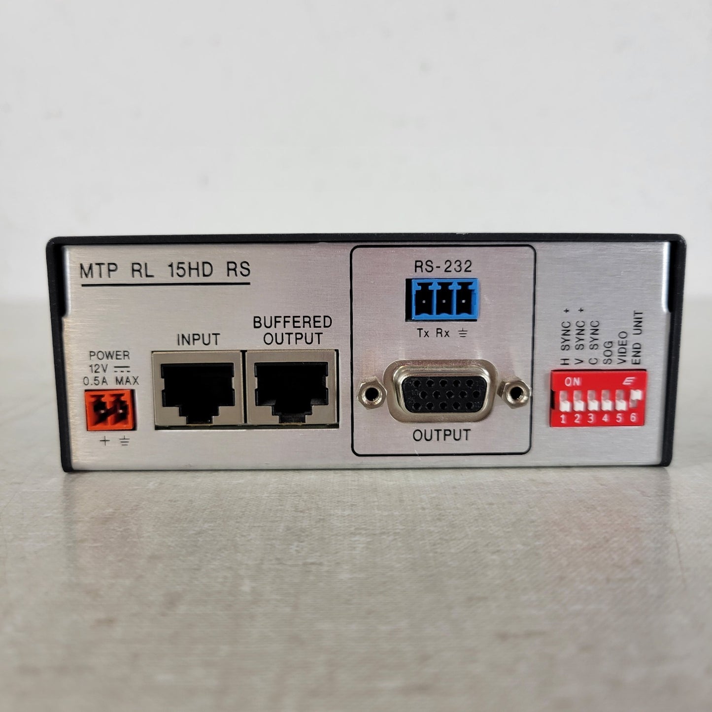 Extron MTP RL 15HD RS VGA RS-232 Receiver Buffered Out No PSU