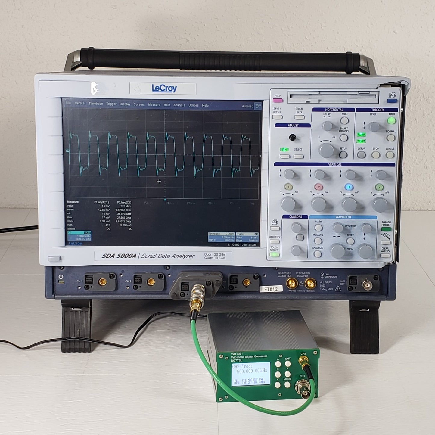 TESTED LeCroy SDA-5000A 4 Channel Serial Data Analyzer Oscilloscope 20GS/s 4Vpk