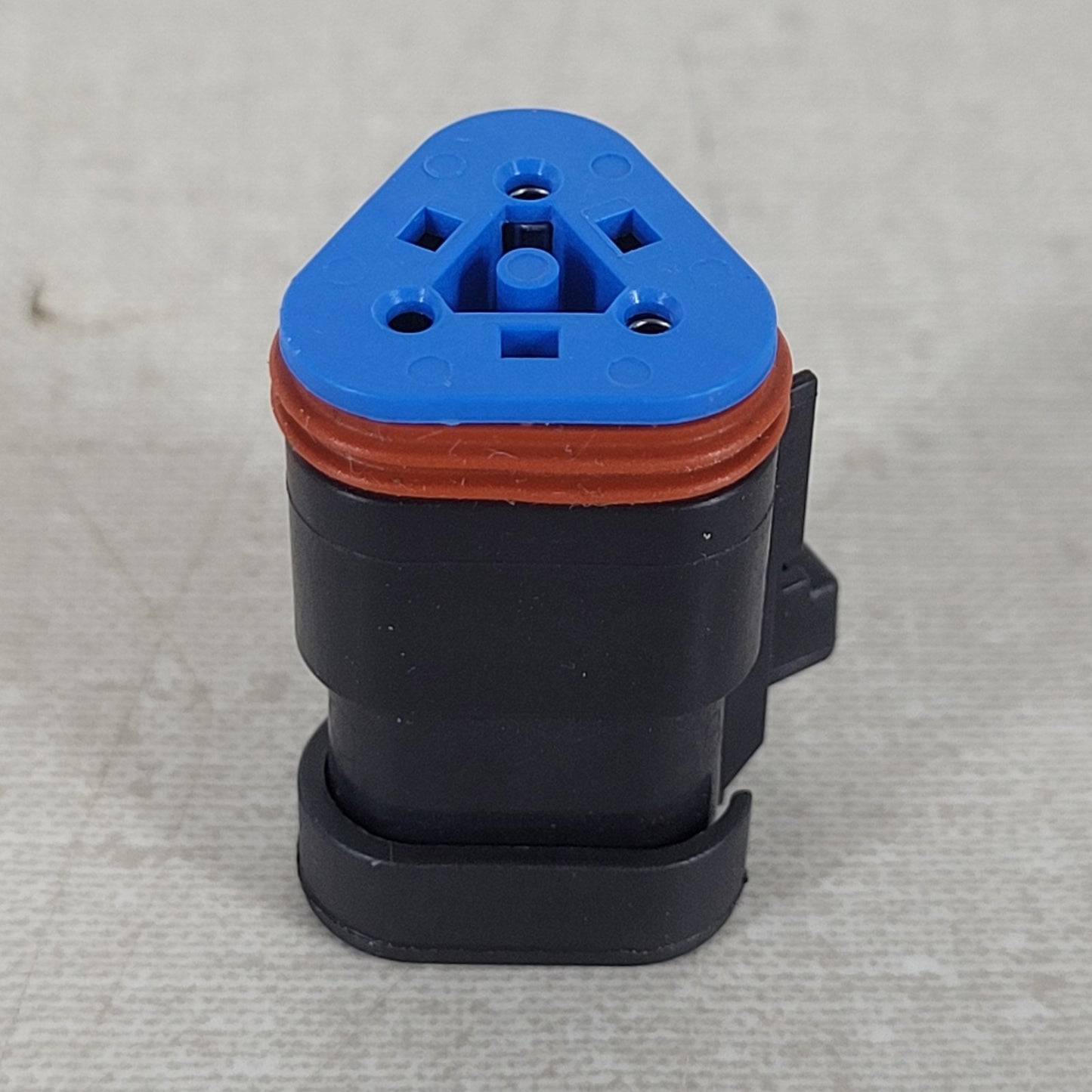 2x Deutsch DT06-3S-EP10 3-Way Socket Plug Connectors 120 Ohm Resistor A-B Black
