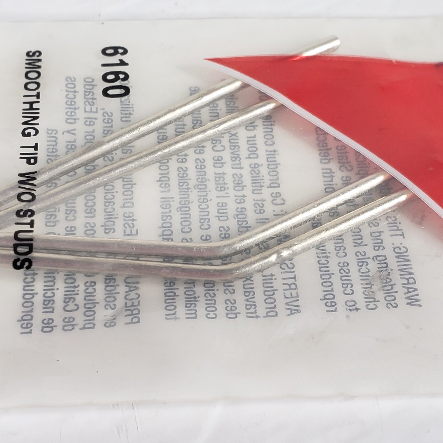 Lot 2 Weller 6160 Smoothing Tip 2-Pack 8200 D550 D650 w/o Studs