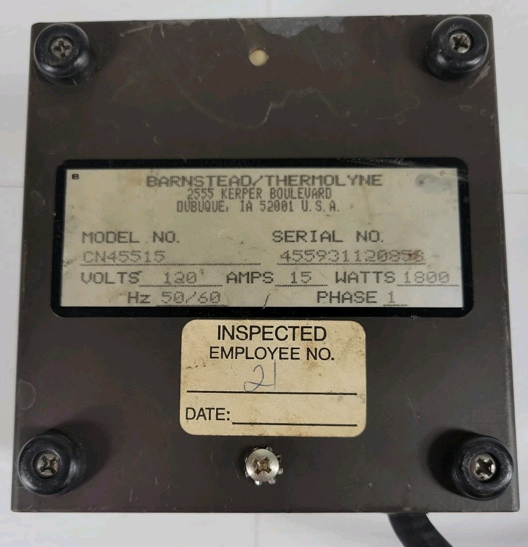 THERMOLYNE Type 45500 Input Control, 15A, 120V, 1800W, Power & Cycle Lights
