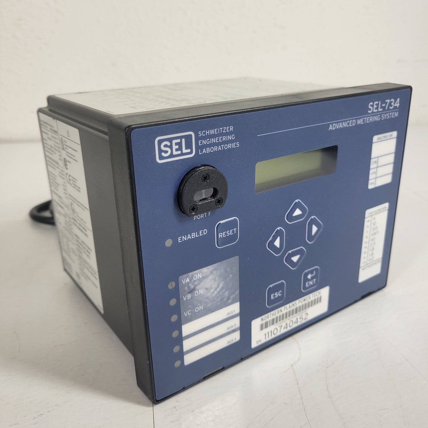 Schweitzer SEL-734P Advanced Power Quality Revenue Meter 125/250VAC/VDC System