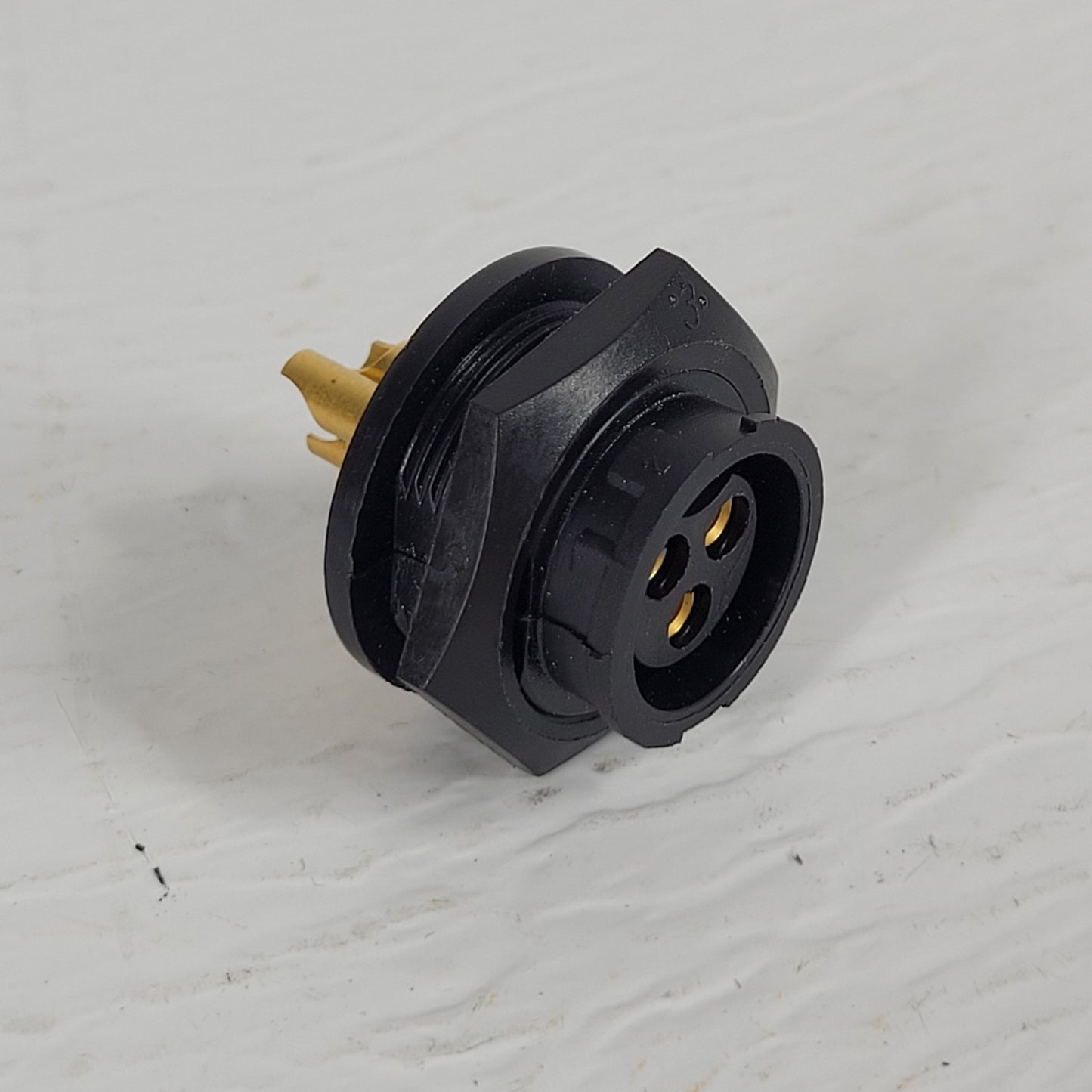 1 Unit Conxall 4182-3SG-300 Connector Solder Cup 3 Socket Gold over Nickel -55