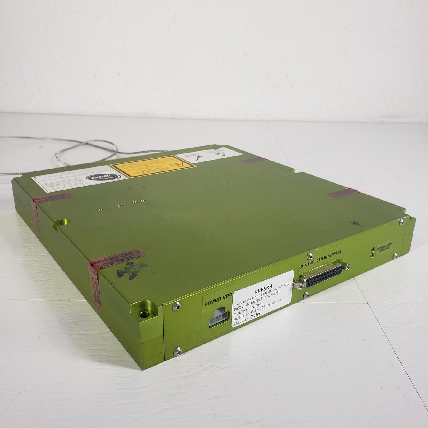 NUFERN PSFA1550502W10 NuAmp High-Power Polarization Maintaining Fiber Amplifiers