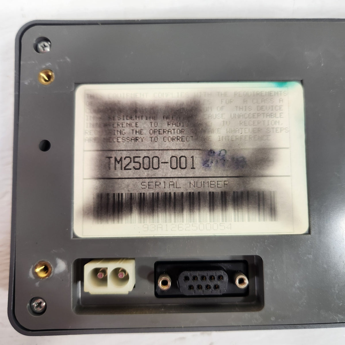 CTI Cryogenics TM2500-001 On-Board Cryopump Interface Control Terminal Keypad