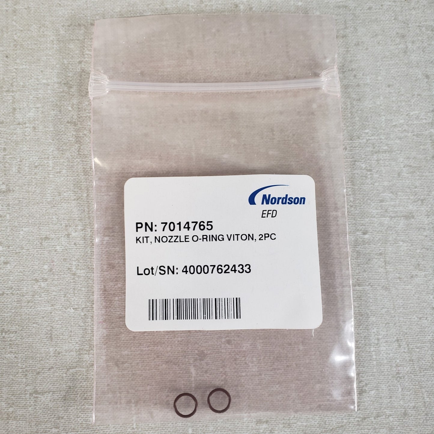 NORDSON EFD 7014765 Nozzle O-Ring Viton, 2PC Replaceable Kit, 781 Series