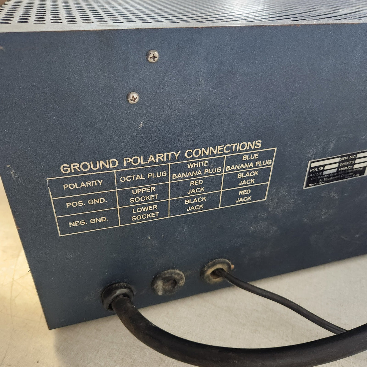TESTED Bendix SDC-100 5kV Adjustable HV Hi Voltage DC Arc Discharge Power Supply