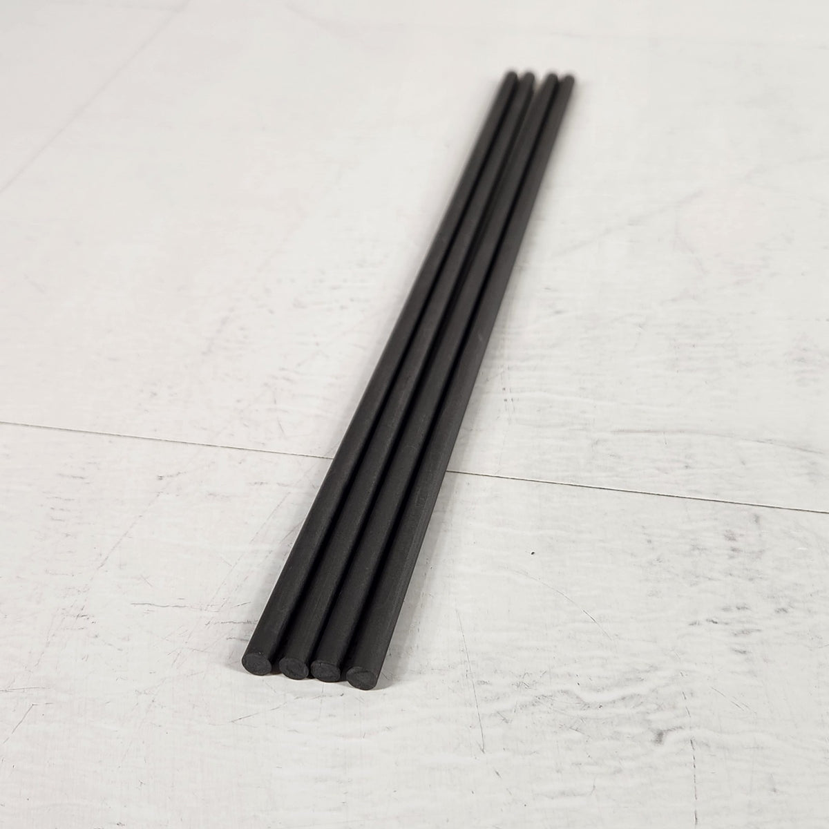 Ted Pella 61-22 Carbon Graphite Rods 1/4" x 12" EM Coating Lot of 4