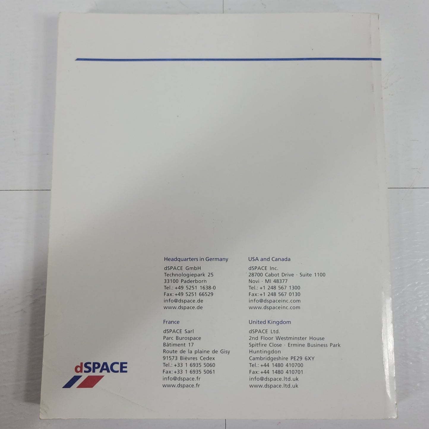 dSPACE DS1104 R&D Controller Board Installation Configuration Release 4.0 Manual