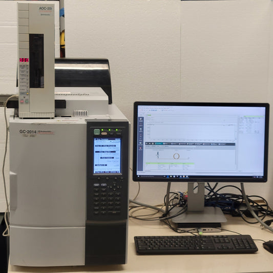 TESTED Shimadzu GC-2014AFsc GC Gas Chromat FID AOC-20i LabSolutions PC & License
