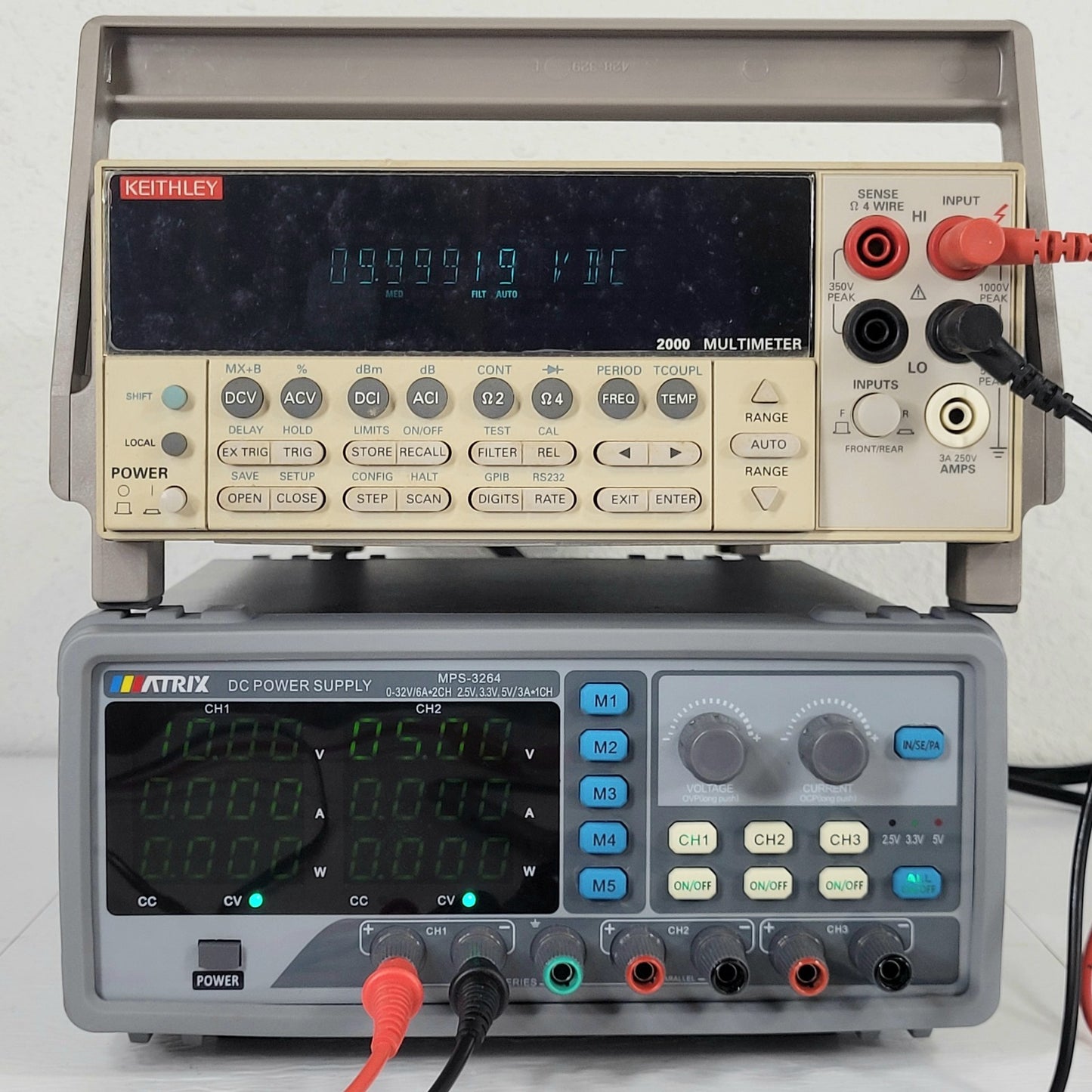 TESTED Keithley 2000 6.5-Digit Bench Digital Multimeter DMM GPIB RS-232