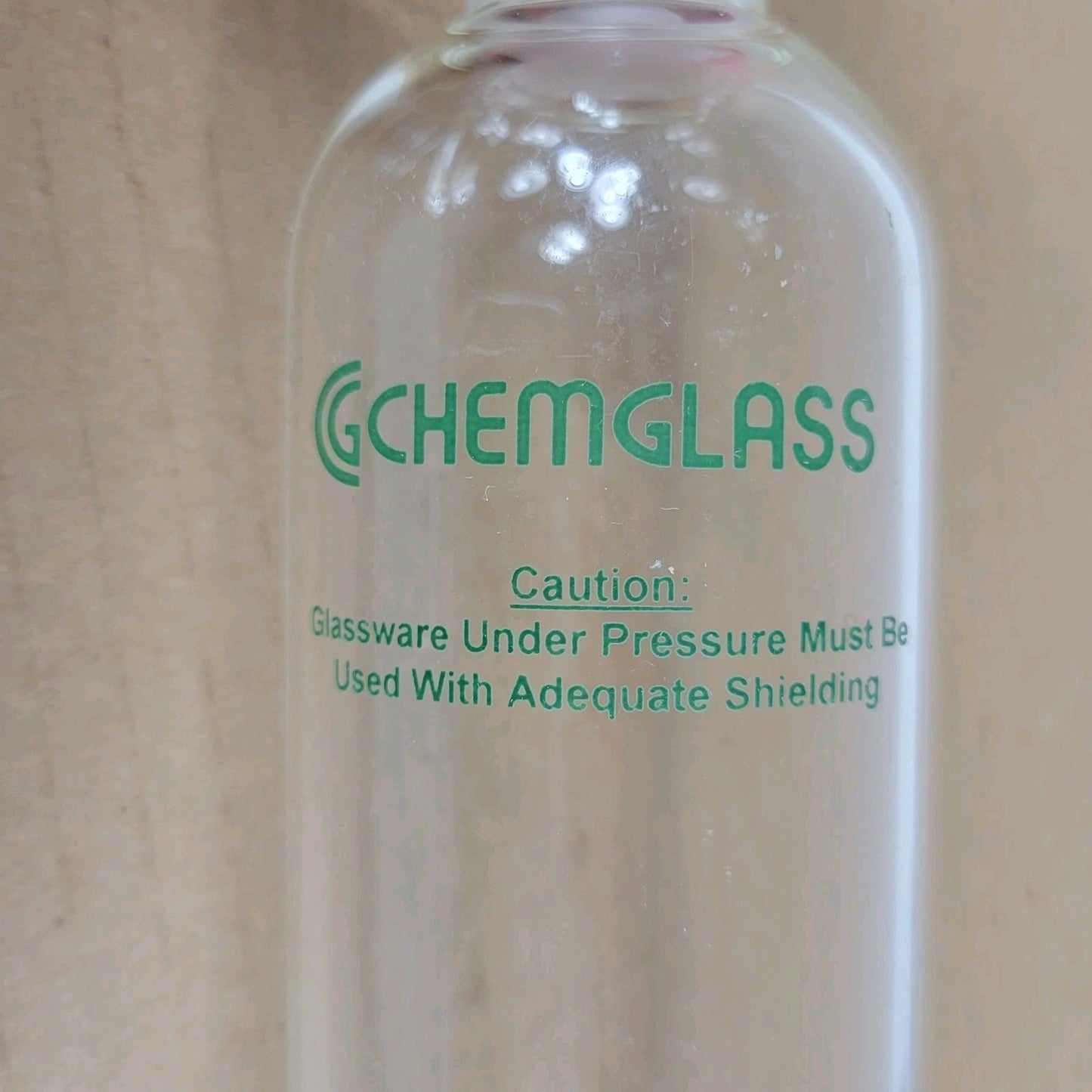 CHIPPED Chemglass CG-1189-19 Chromatography Column w/ Coarse Disc CN 24/40 2" ID