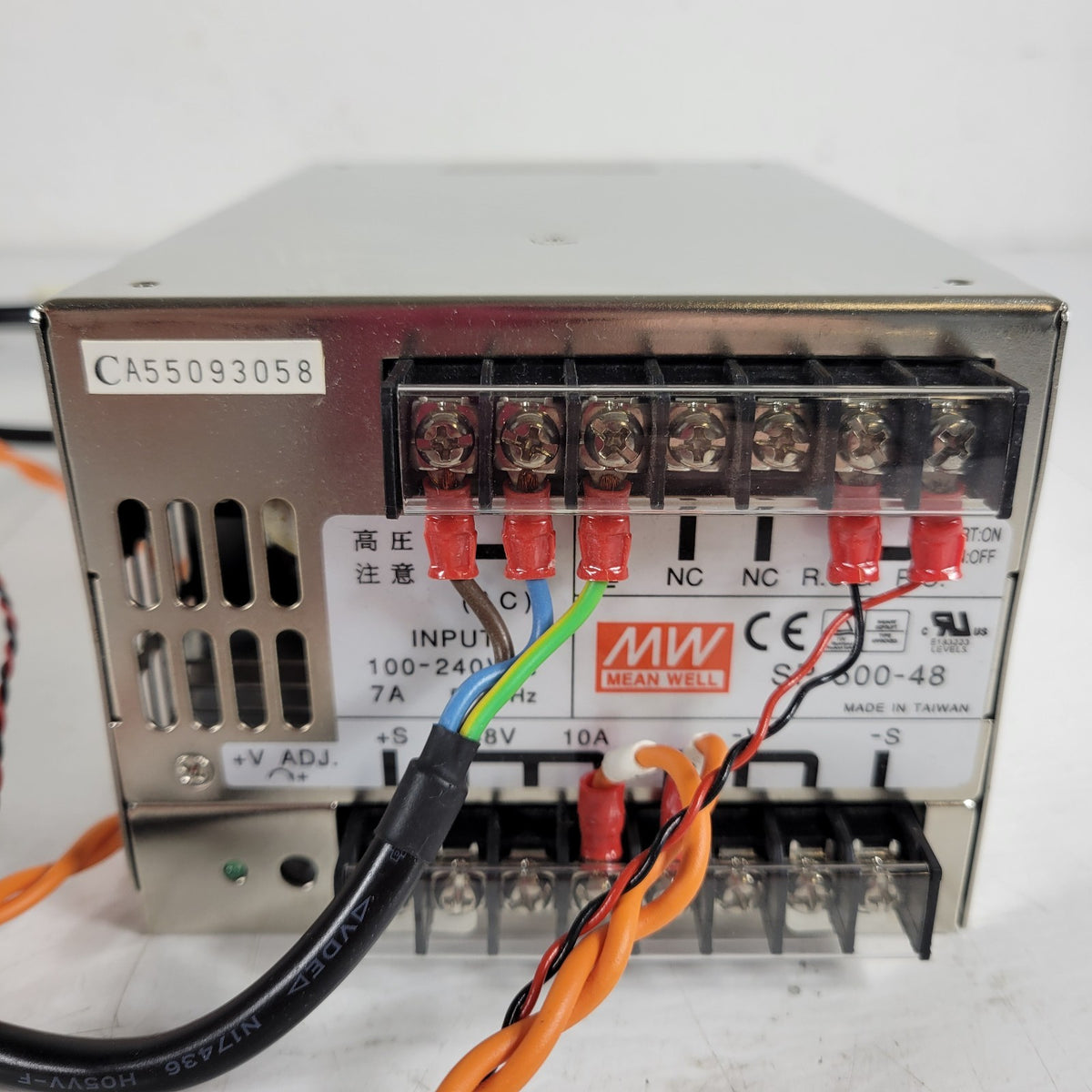 Mean Well SP-500-48 48V 10A 480W AC-DC Switching Power Supply Tested Working
