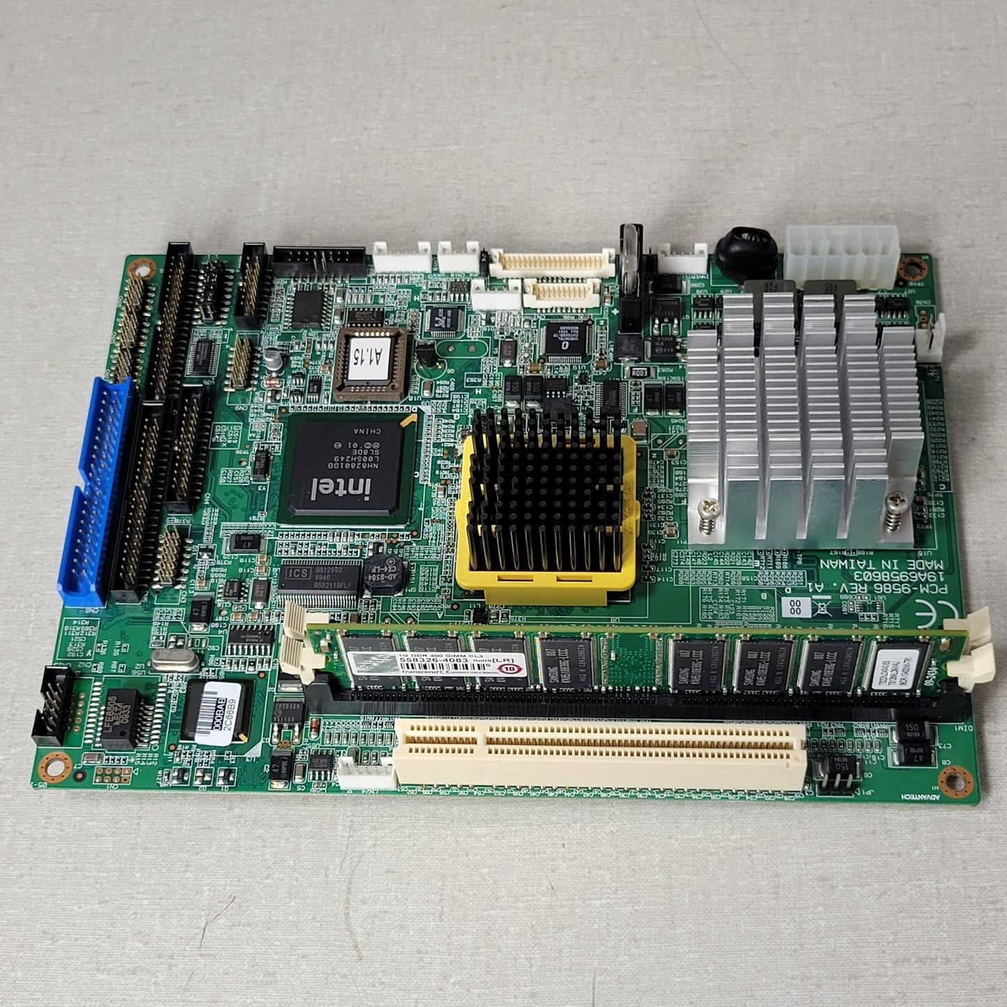 Advantech PCM-9586F Rev A1 5.25" SBC Motherboard w/ Intel Celeron M CPU