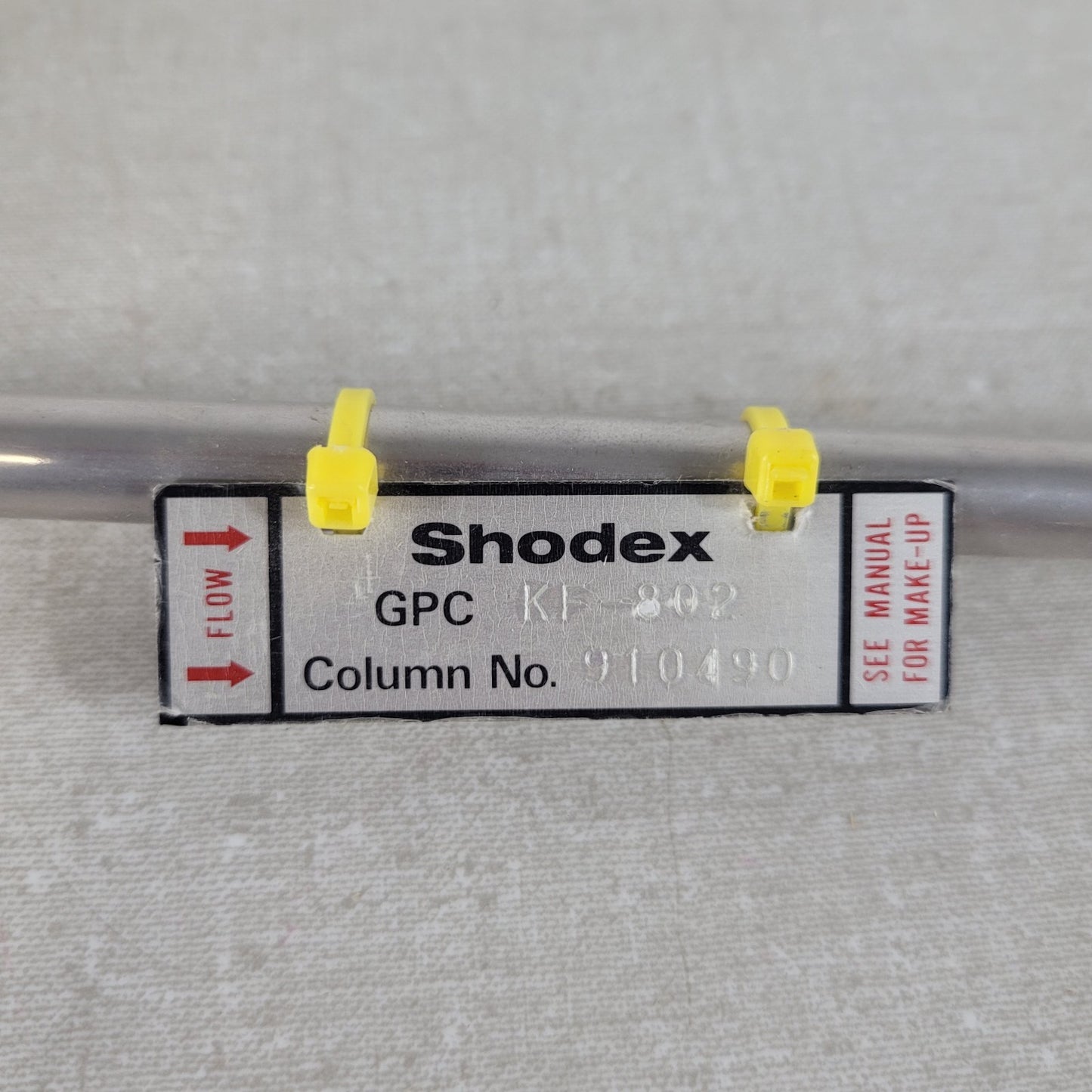 Lot of 4 Shodex Waters GPC HPLC Liquid Chromatography Columns w/ Case