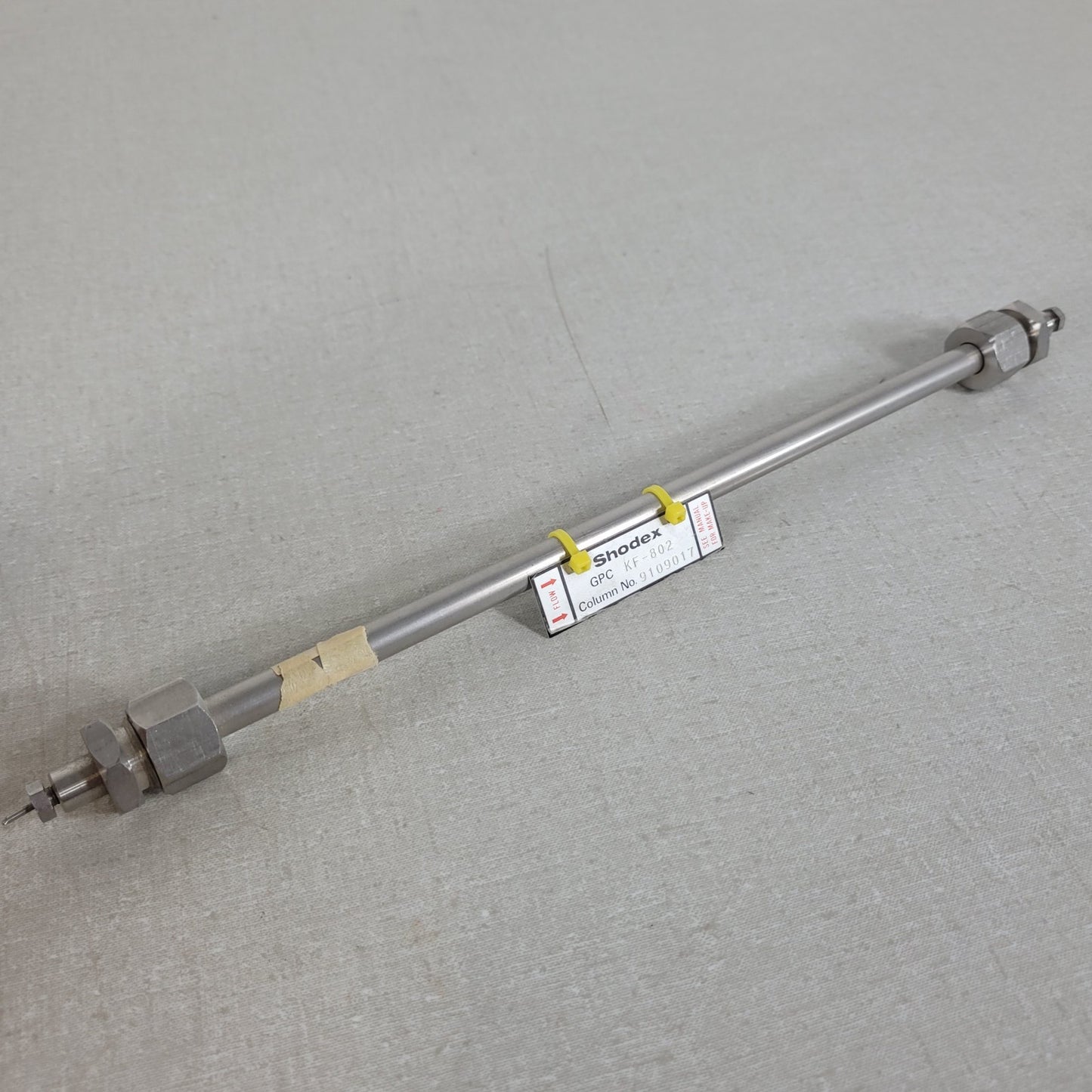 Lot of 4 Shodex Waters GPC HPLC Liquid Chromatography Columns w/ Case