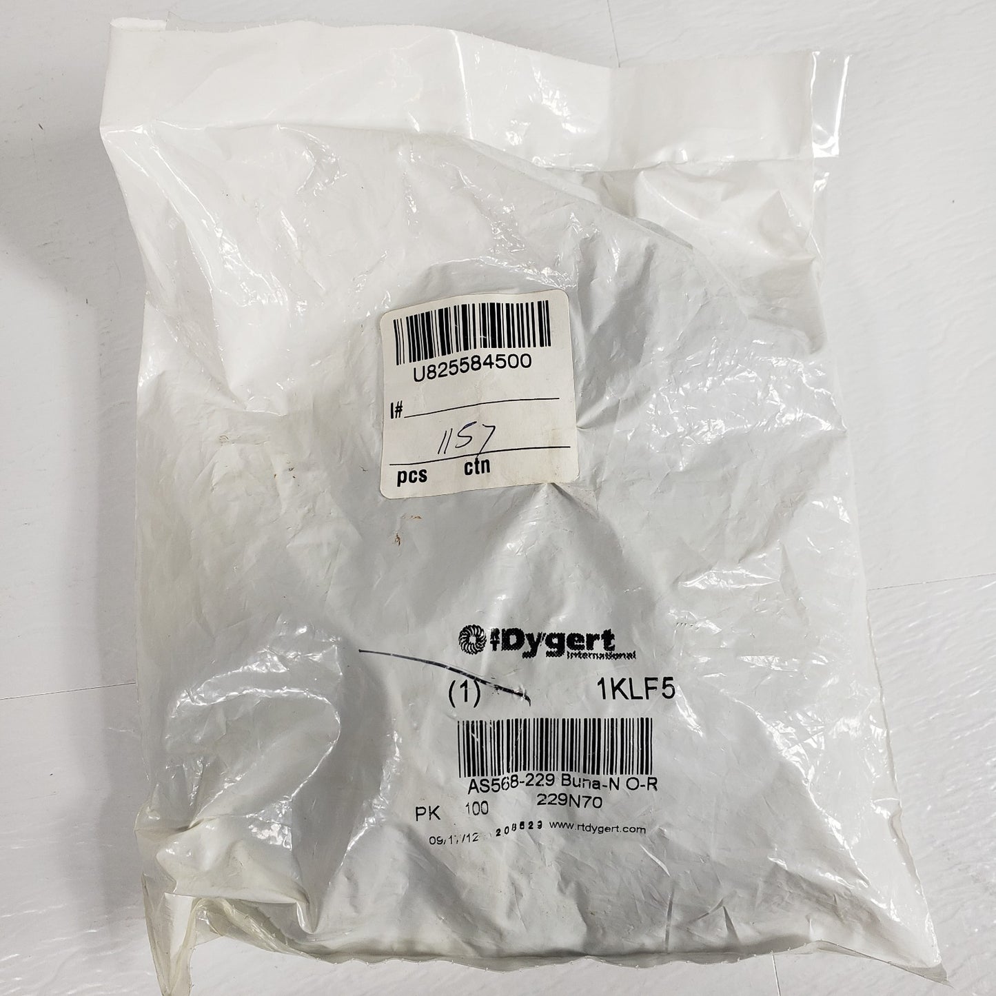 RT Dygert 1KLF5 157N70 Buna-N O-Rings AS568-157 4-1/2" ID Lot of 75