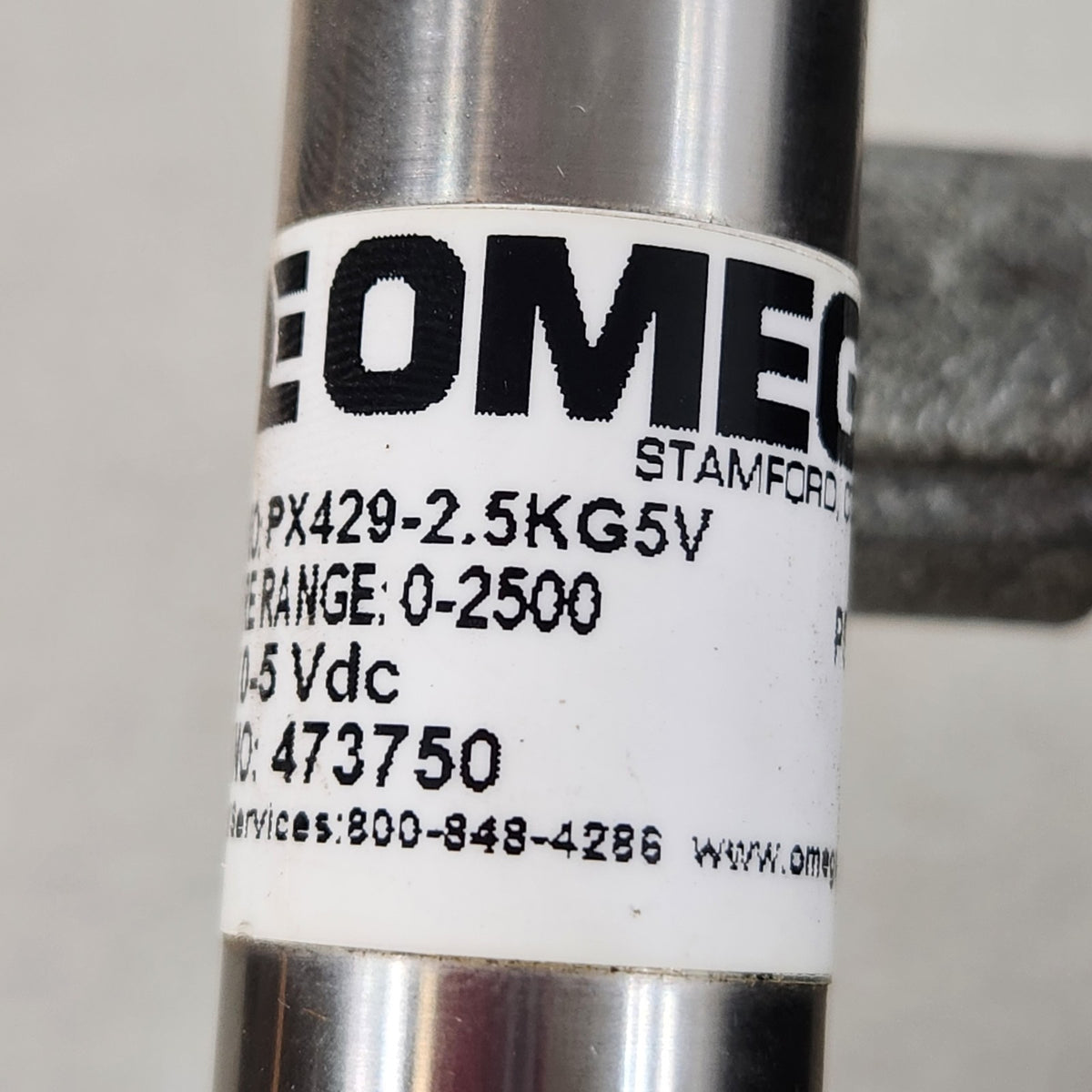MAXIM 288363 4x4 Hydraulic Cylinder w/ OMEGA PX429-2.5KG5V Sensor UNTESTED