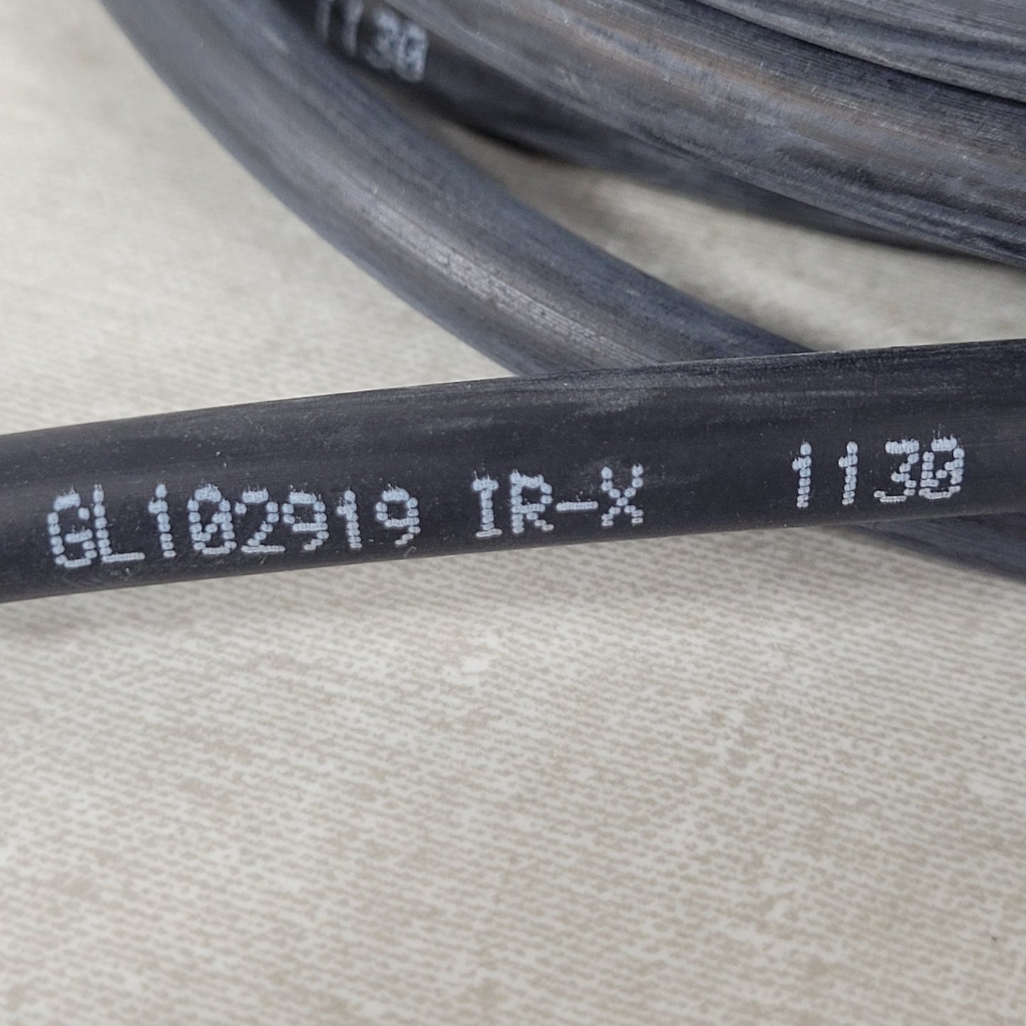 15 Foot Bobcat GL102919 IR-X 1130 Roll Black Rubber Hose Industrial Tubing