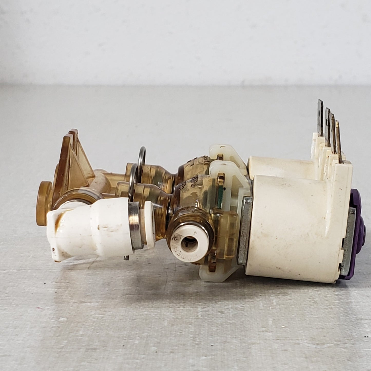 Fanke Coffee Double Solenoid Valve Assembly from an A800 Esspressso Machine