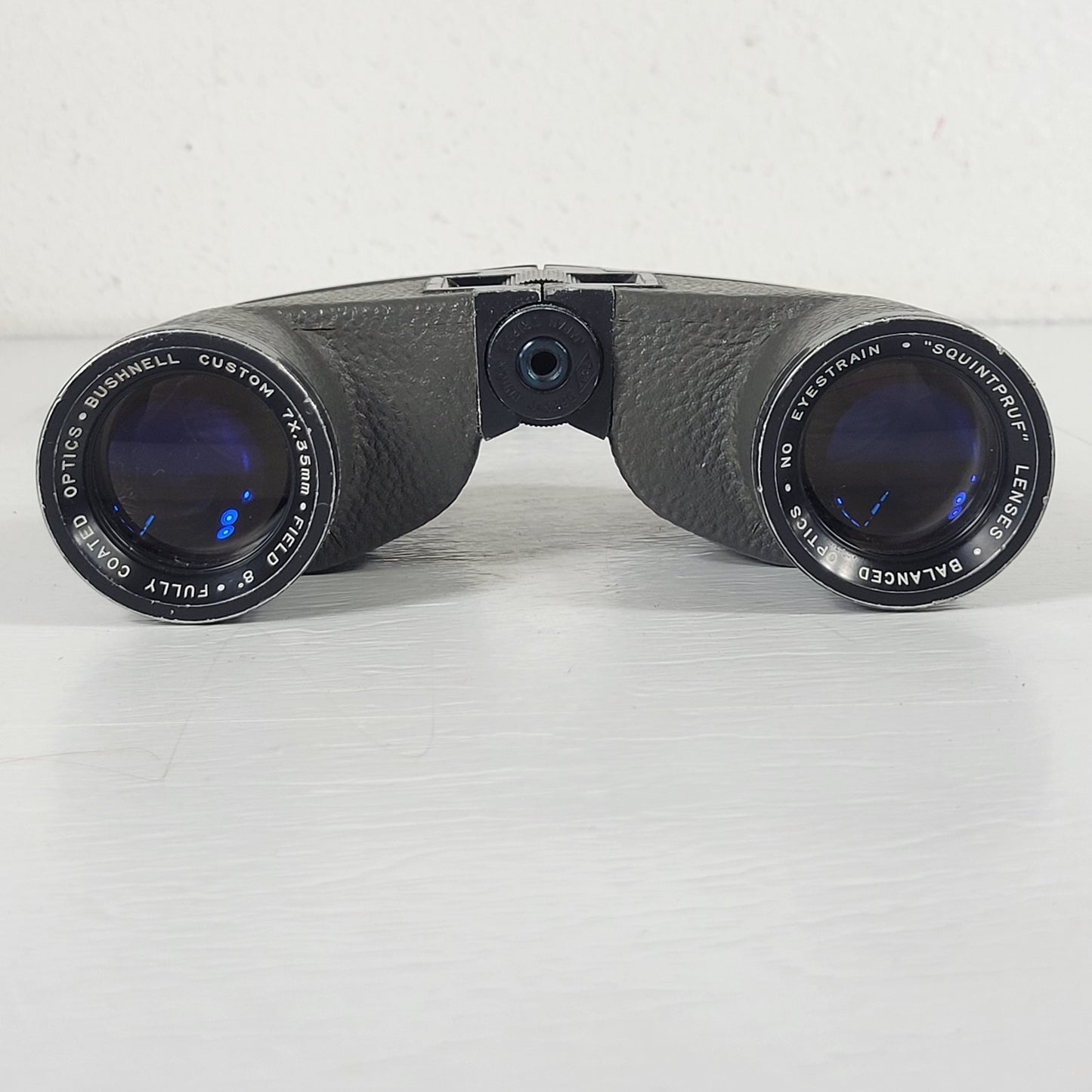 Vintage BUSHNELL Binoculars & Nikon Strap 7x.35mm Custom 8 Degree Optics w Case