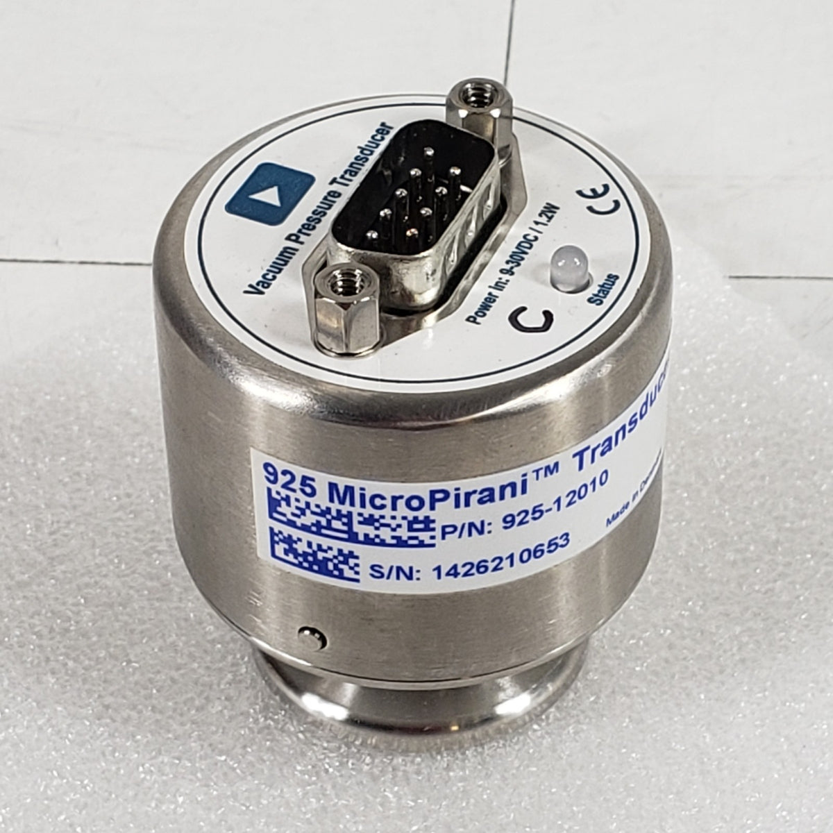 TESTED MKS 925-12010 MicroPirani Vacuum Gauge Transducer KF16 RS485