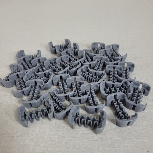 Lot of 29 Delphi 12066304 Metri-Pack 150 8-Way Female TPA Connector Lock Gray