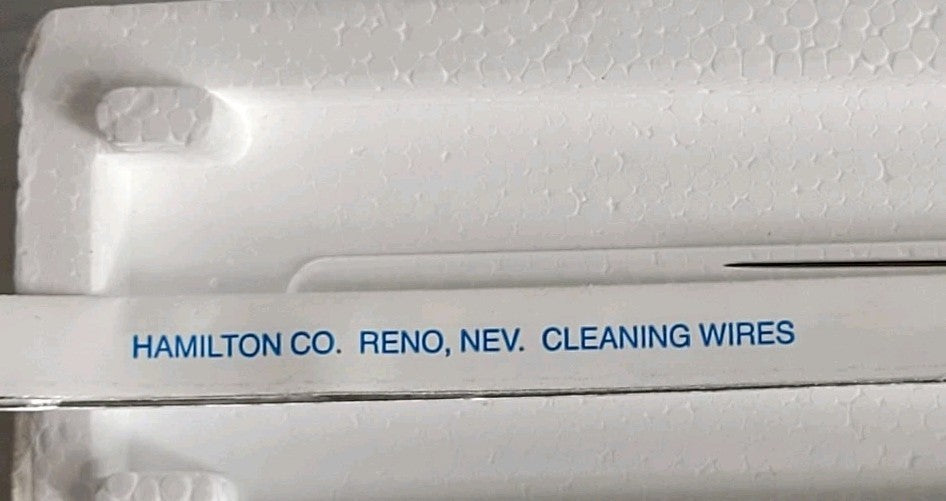 HAMILTON 81030 100μl/0.1ml Srng Gastight #1710 and Wires for Cleaning
