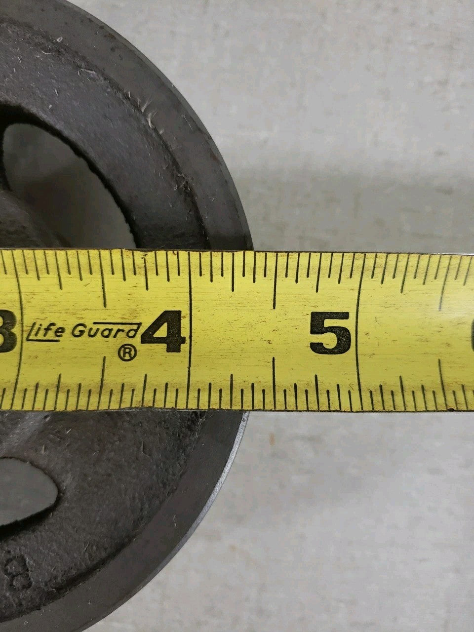 Browning AK46 Cast Iron Single Groove V-Belt Pulley 1/2" Bore 4-3/8" Diameter