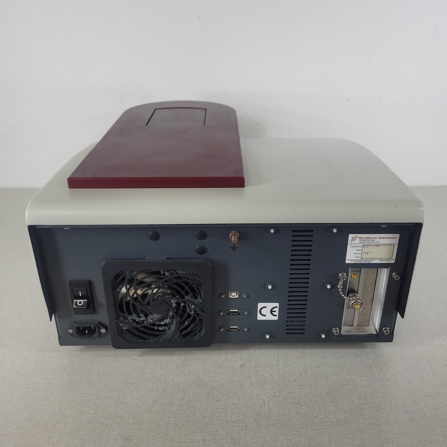 TESTED Brookhaven 90Plus DLS Dynamic Light Scattering Nanoparticle Size Analyzer