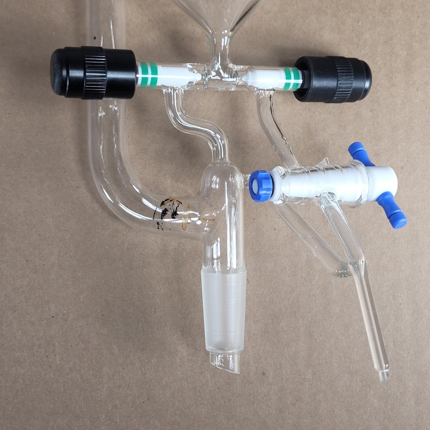 Air-Free Schlenk Solvent Distillation Still Head 24/40 Chemistry Glassware