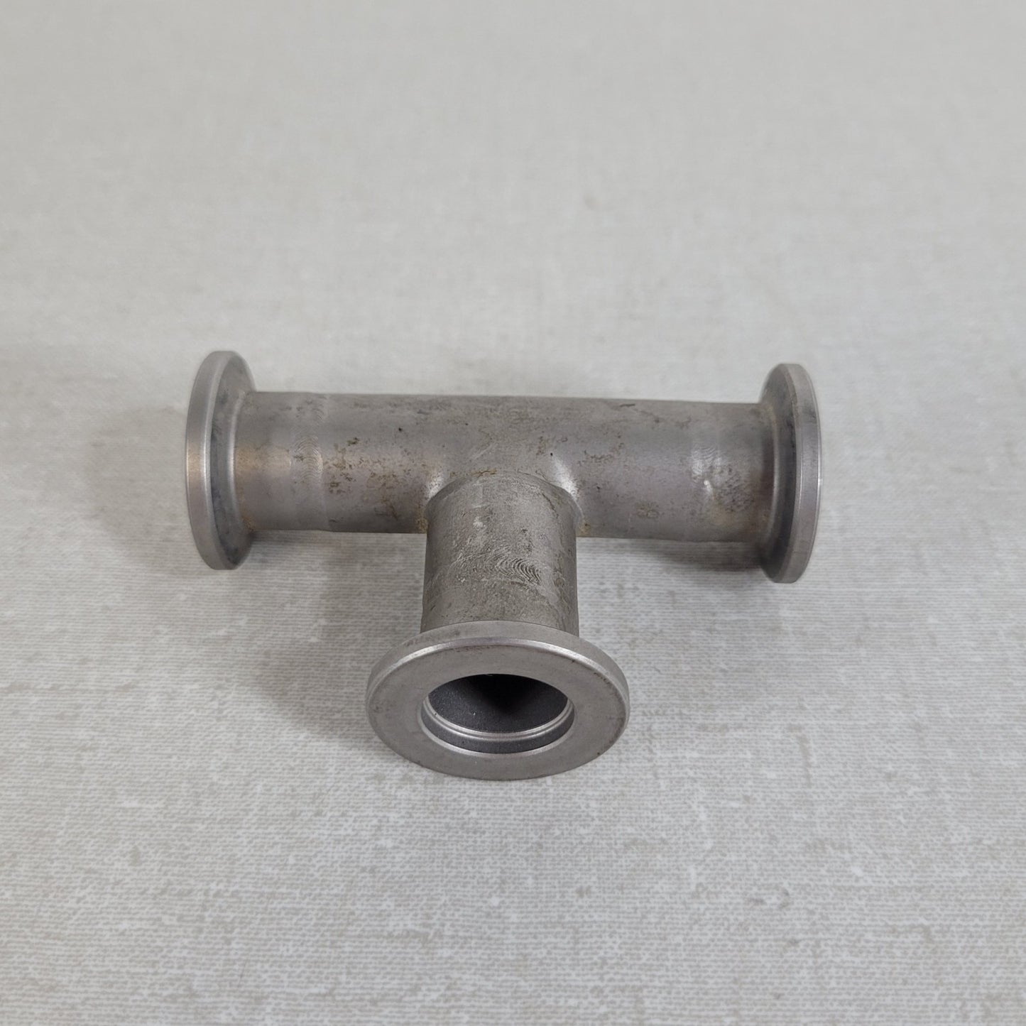 KF16 NW16 QF16 High Vacuum 3-Way Stainless Steel Tee HV UHV Splitter