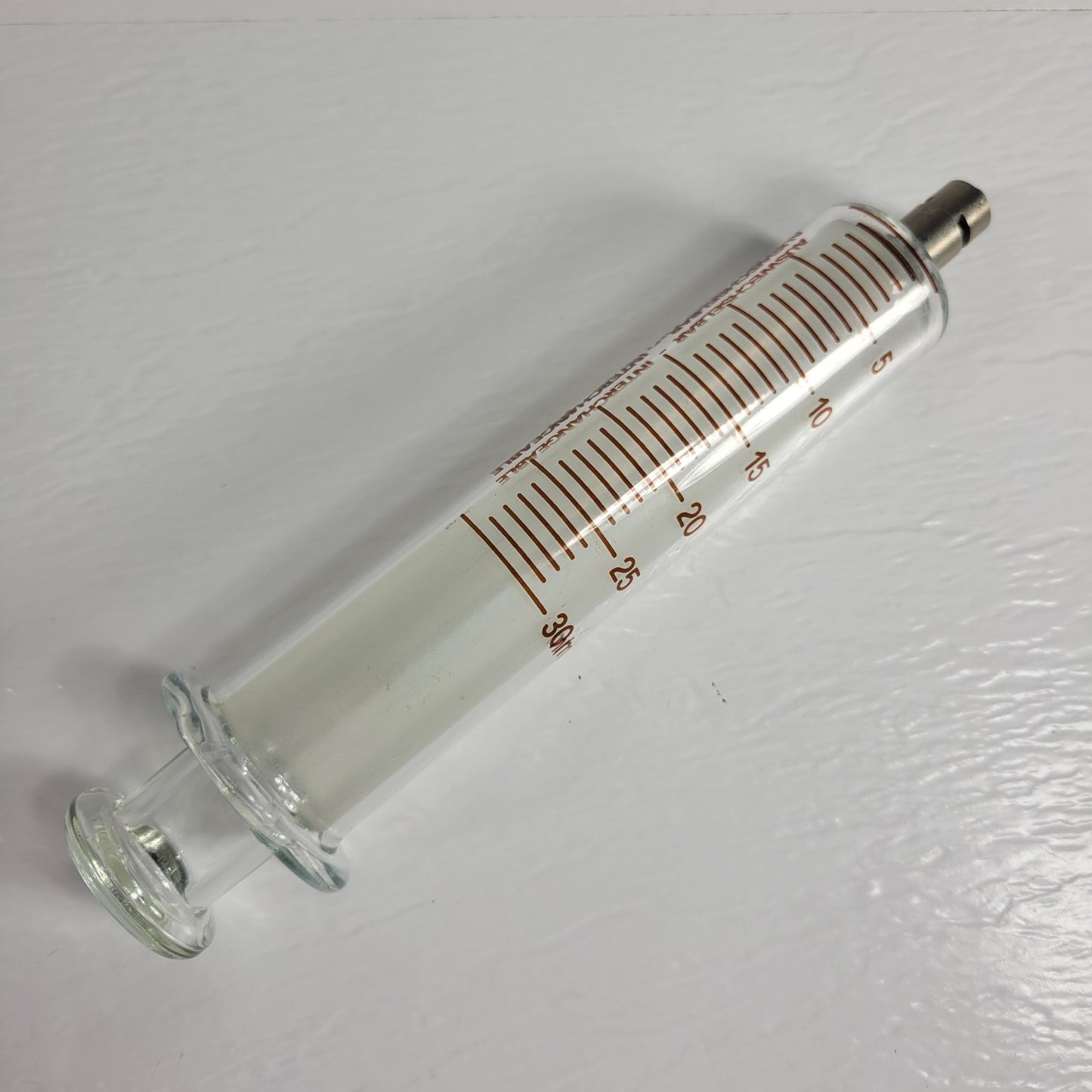 FORTUNA OPTIMA 30ml Glass Srng with Luer Lock Tip for Secure Connections
