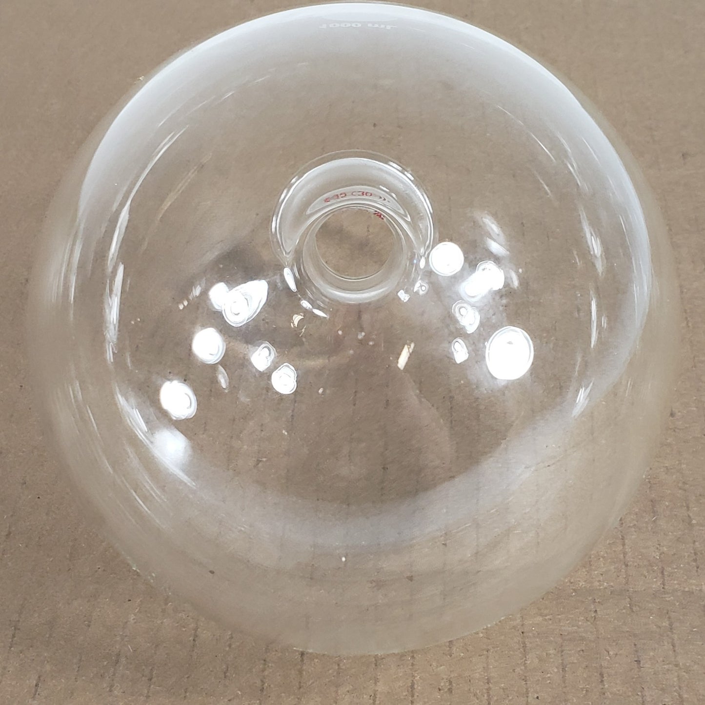 Synthware F527000 1000mL Single Neck Round Bottom Flask 35/20 Round Joint