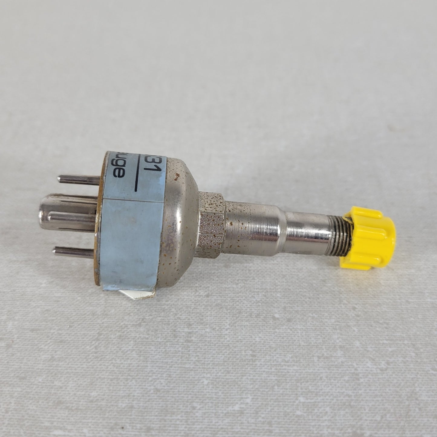 Varian 0531 Thermocouple Vacuum Gauge 1/8" NPT Nickle Plated Stainless Steel