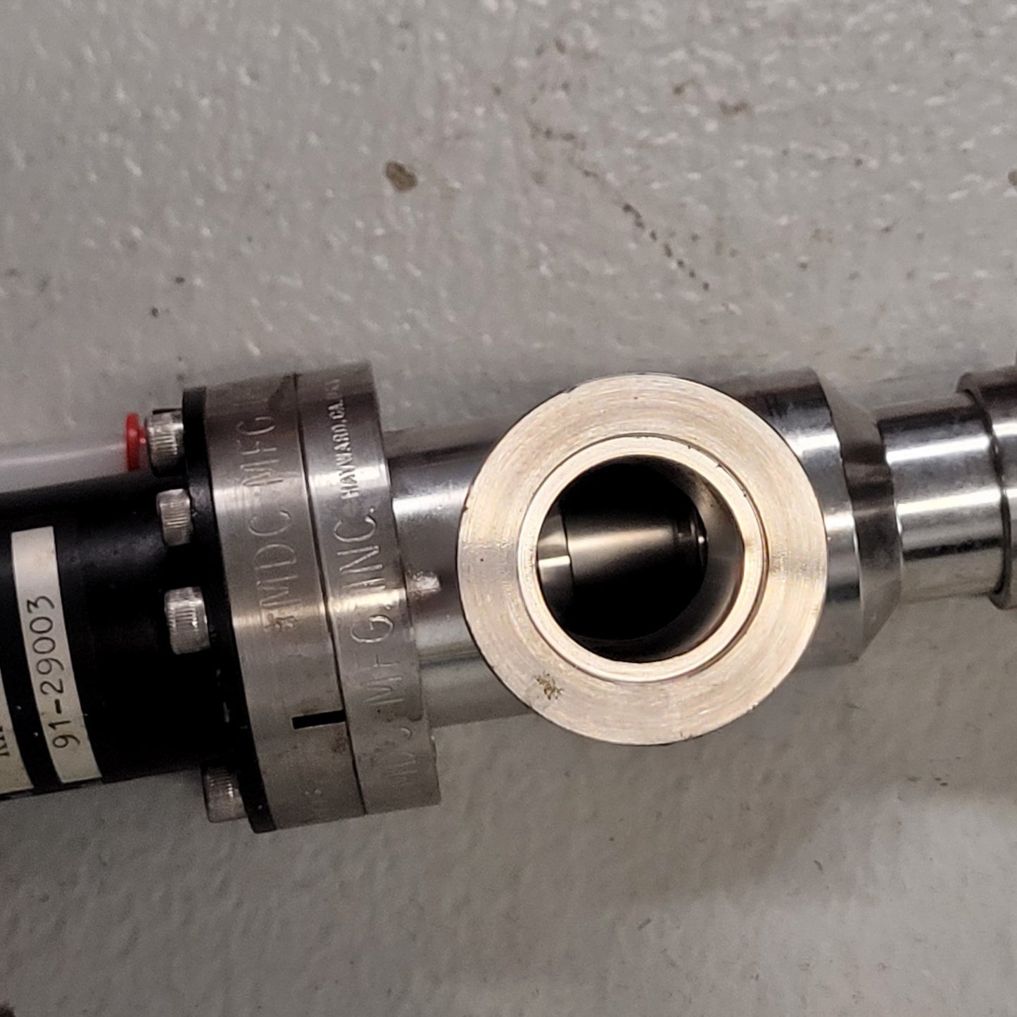MDC 311073 KAV-100-P KF25 NW25 Pneumatic NC SS High Vacuum Angle Valve Tested