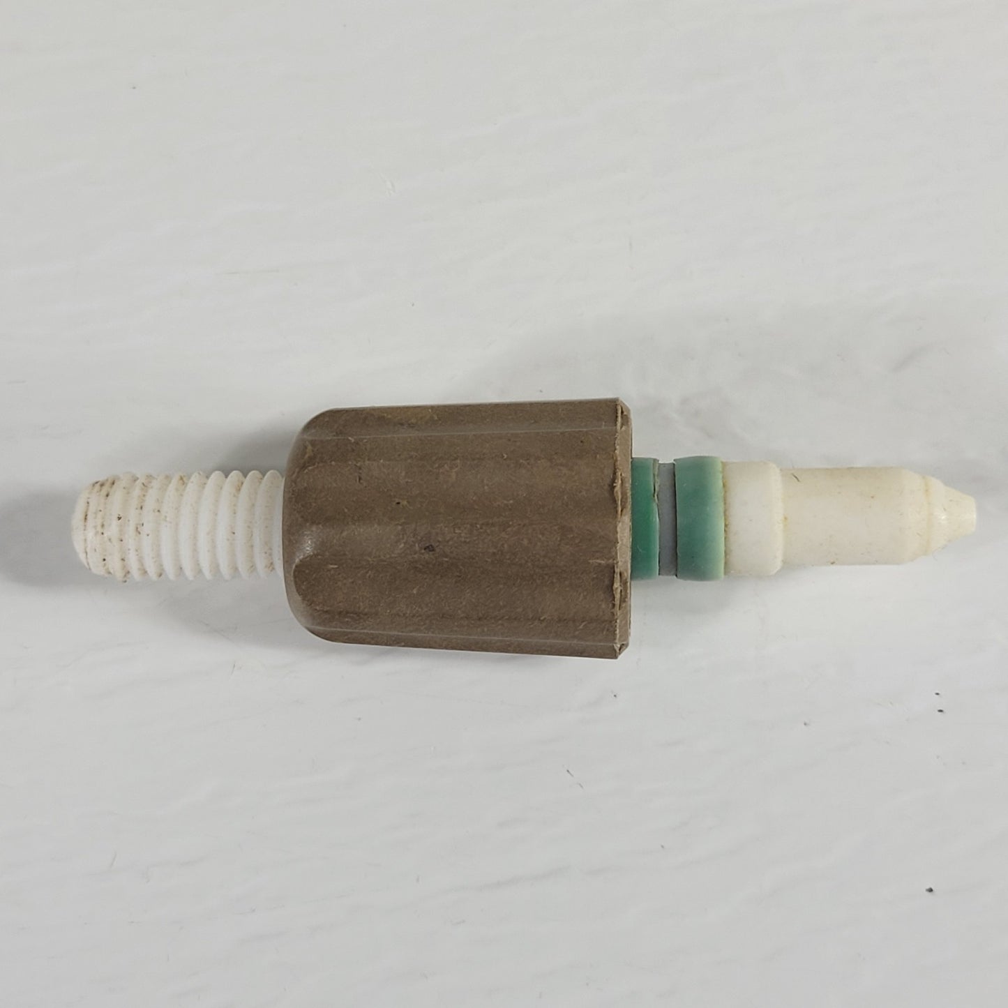 2x Chemglass CG-961-02 0-8mm PTFE Chem-Cap Hi-Vac Valve Plugs Green