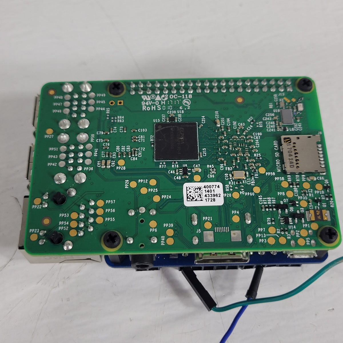Raspberry Pi w/ Adafruit 2348 DC & Stepper Motor HAT Controller Assembly
