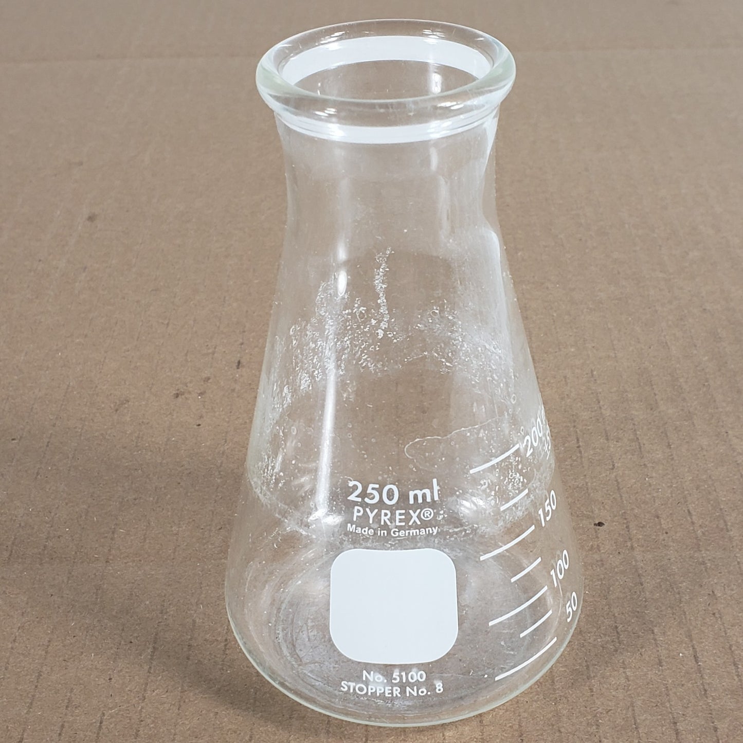 Lot of 14 Valueware/Pyrex 56650/26501/5100/4980 250mL Erlenmeyer Flasks