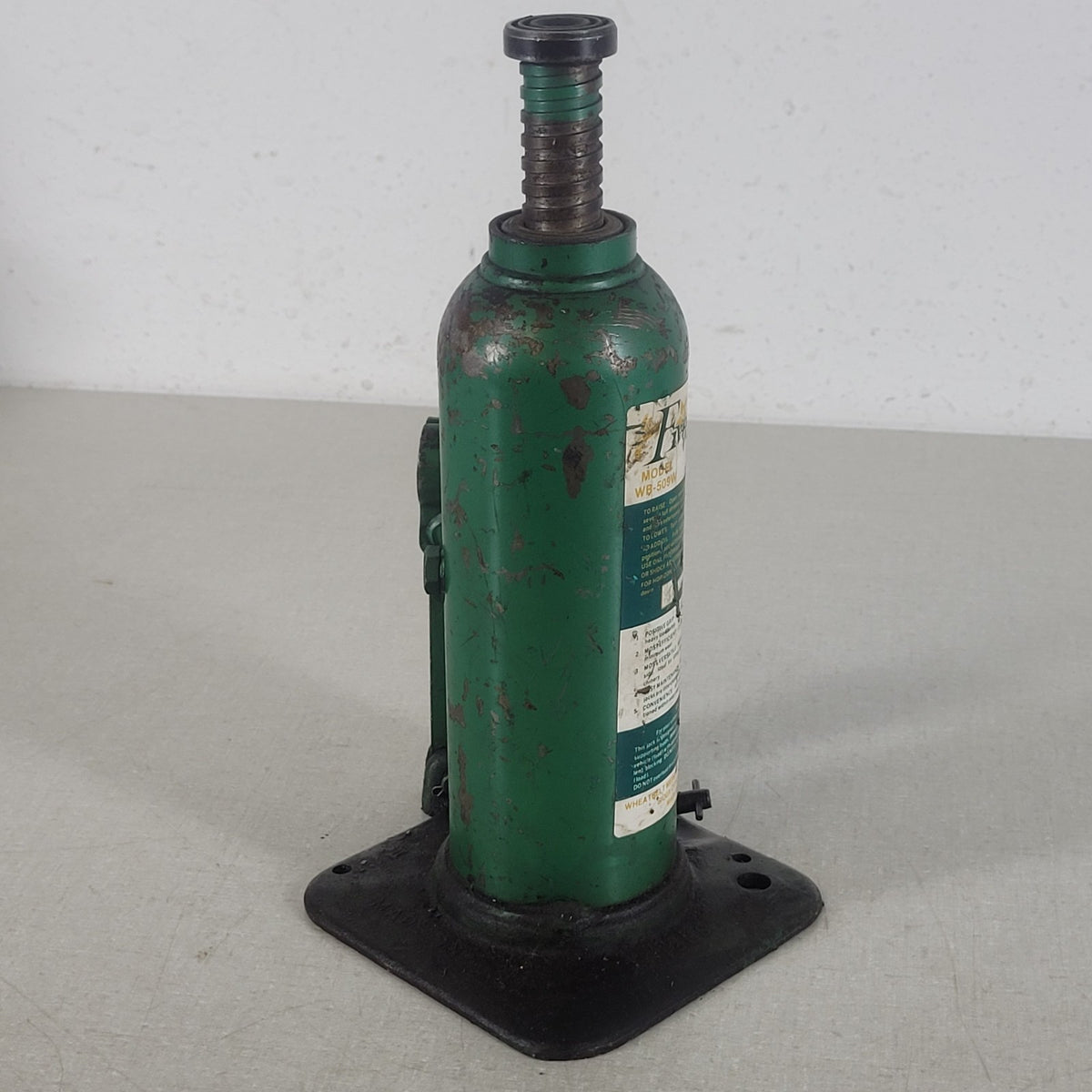 American AH-509W 5-Ton Vintage Hydraulic Bottle Jack Heavy Duty USA