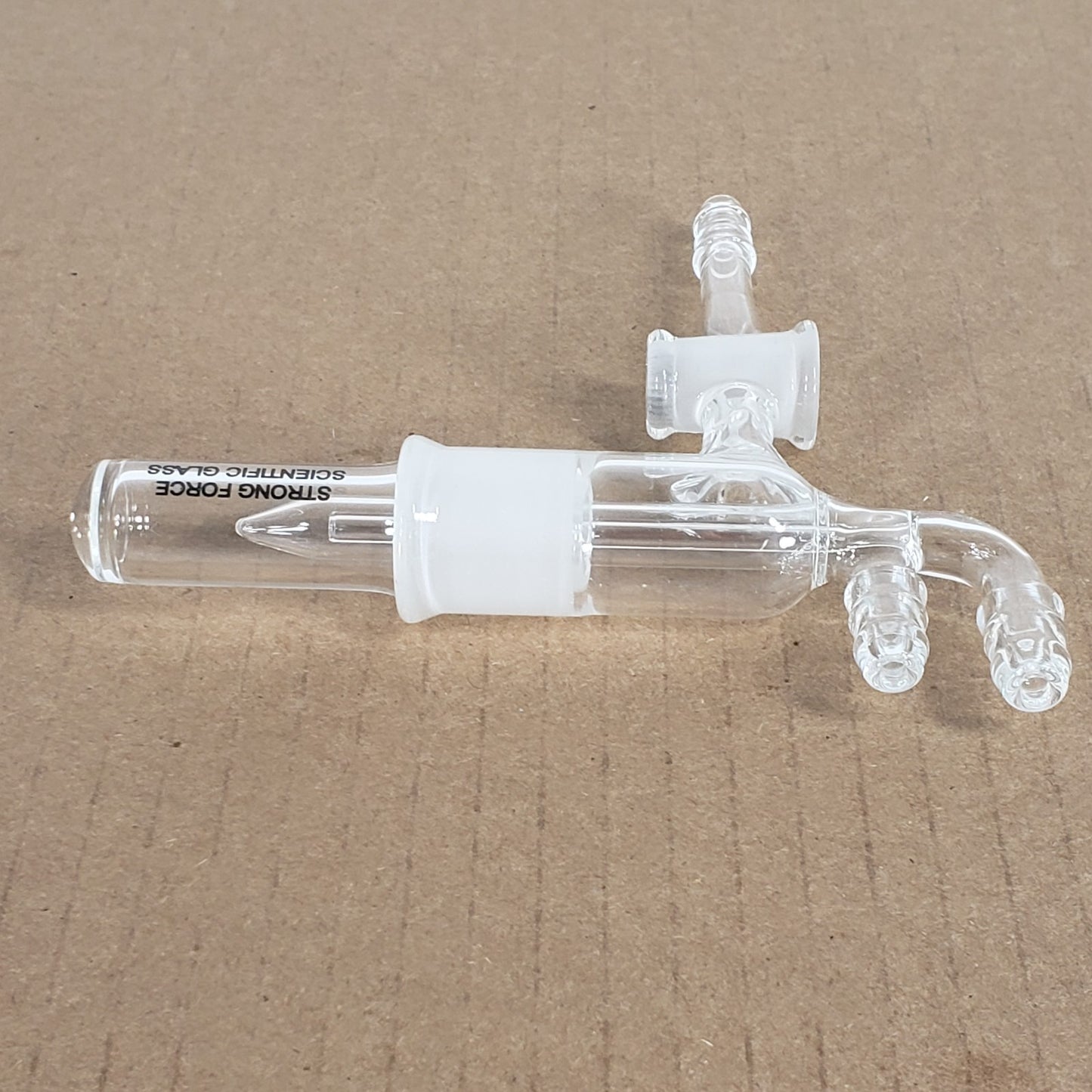 Unbranded Glass Micro Vaccum Sublimer/Cold Finger Assembly 3/8" Hose Inlets