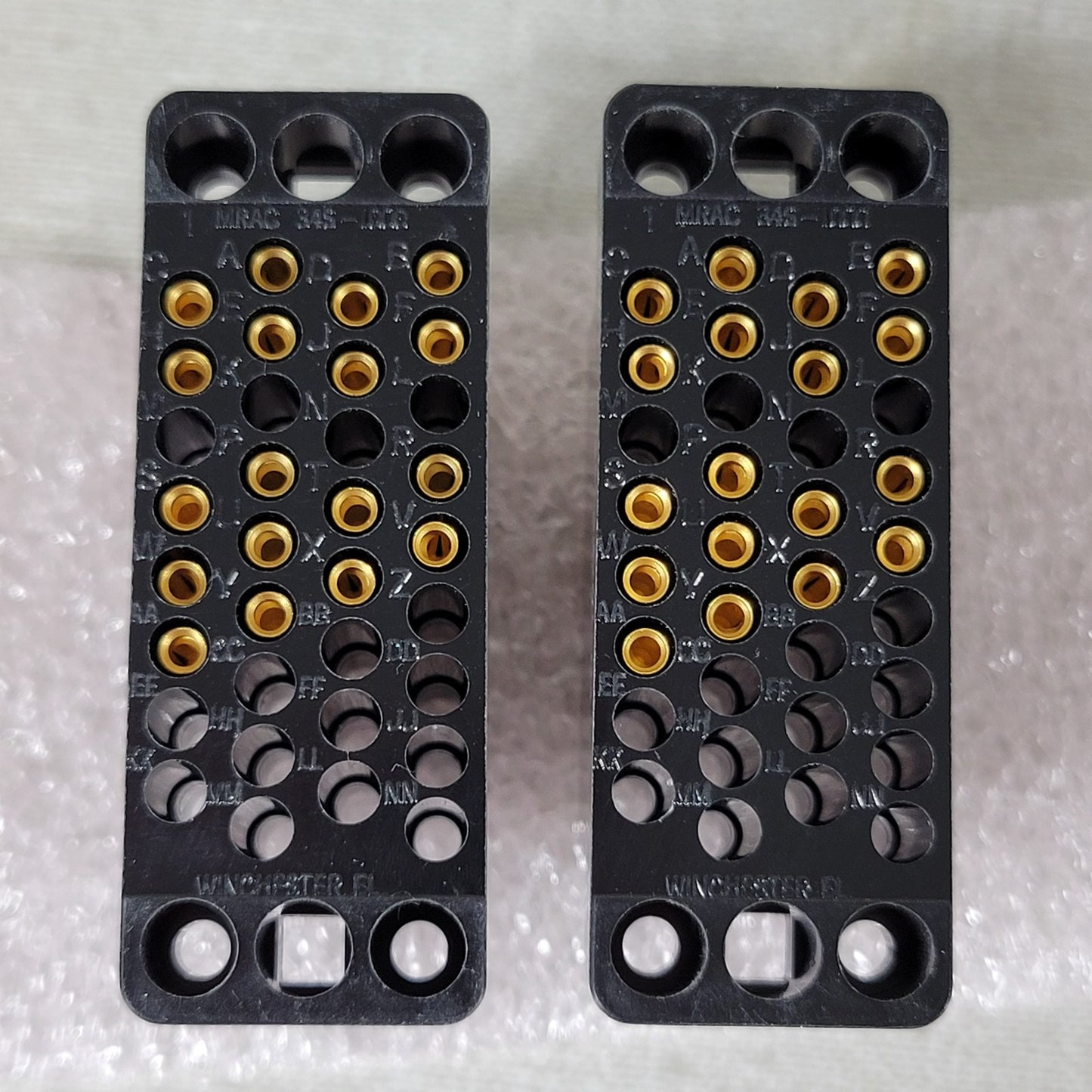 2-Pack WINCHESTER MRAC34S1000 34 Position Male Connectors, 27-03401-04 0052