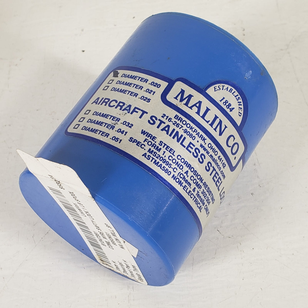 Malin MS20995C20 .020" Stainless Steel Aircraft Safety Lock Wire 1lb 8860K61