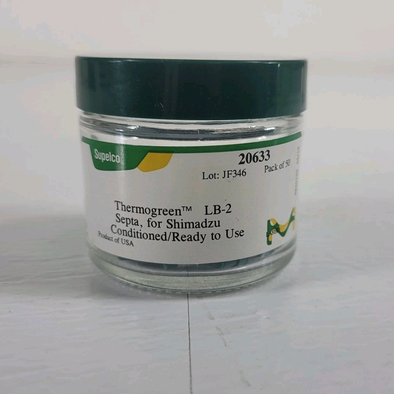 Partial Pack 33 Supelco 20633 Thermogreen LB-2 Septa for Shimadzu GC